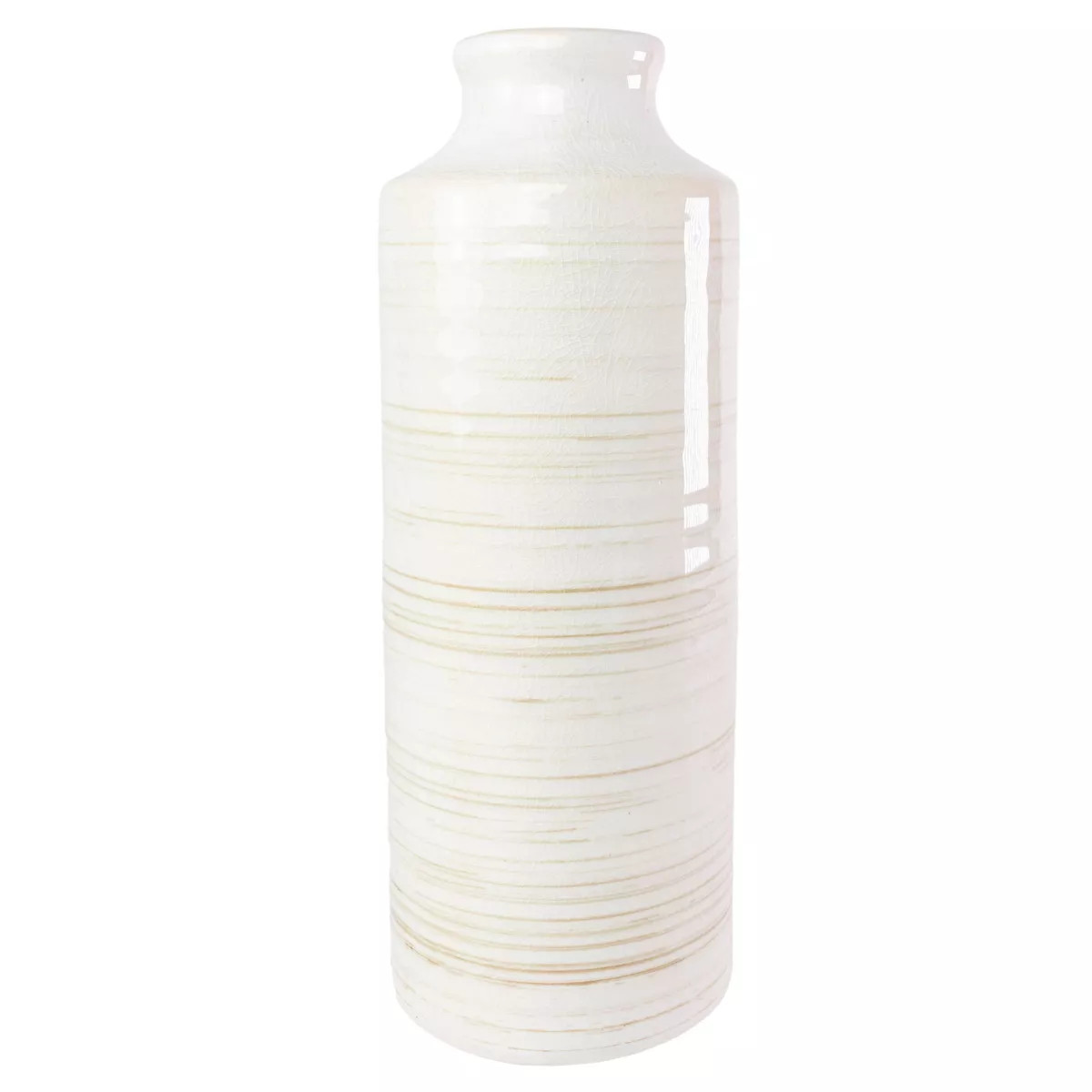 White Swirl Stoneware Vase - Foreside Home & Garden | Target