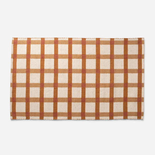 Plaid Wool Rug - Tawny | Schoolhouse