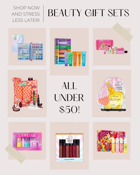 Get these beauty gifts sets under $50! These make a perfect gift for your favorite skincare lover.

#LTKHoliday #LTKfindsunder50 #LTKGiftGuide