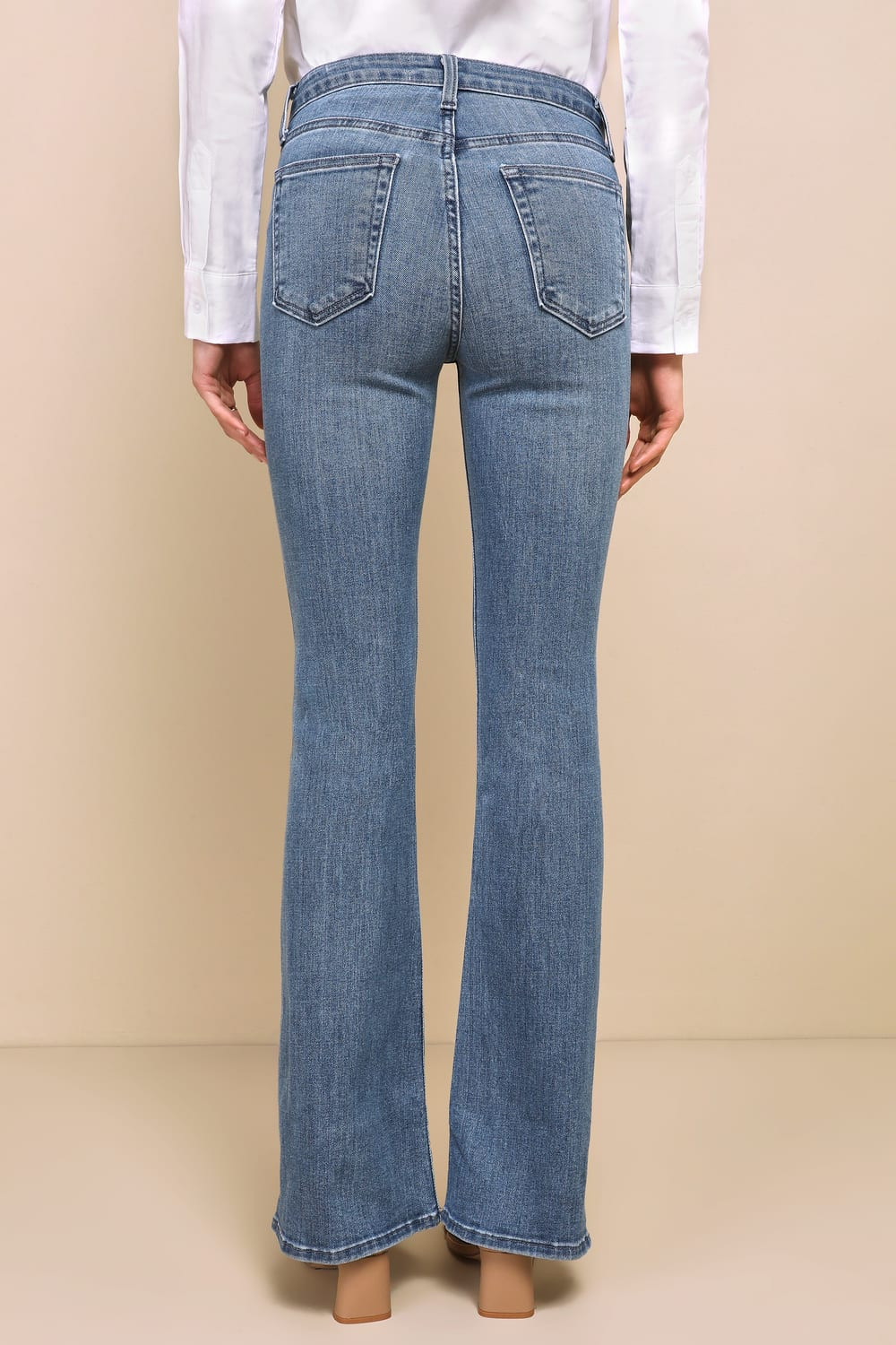 Break Away Medium Wash High-Rise Flare Jeans | Lulus