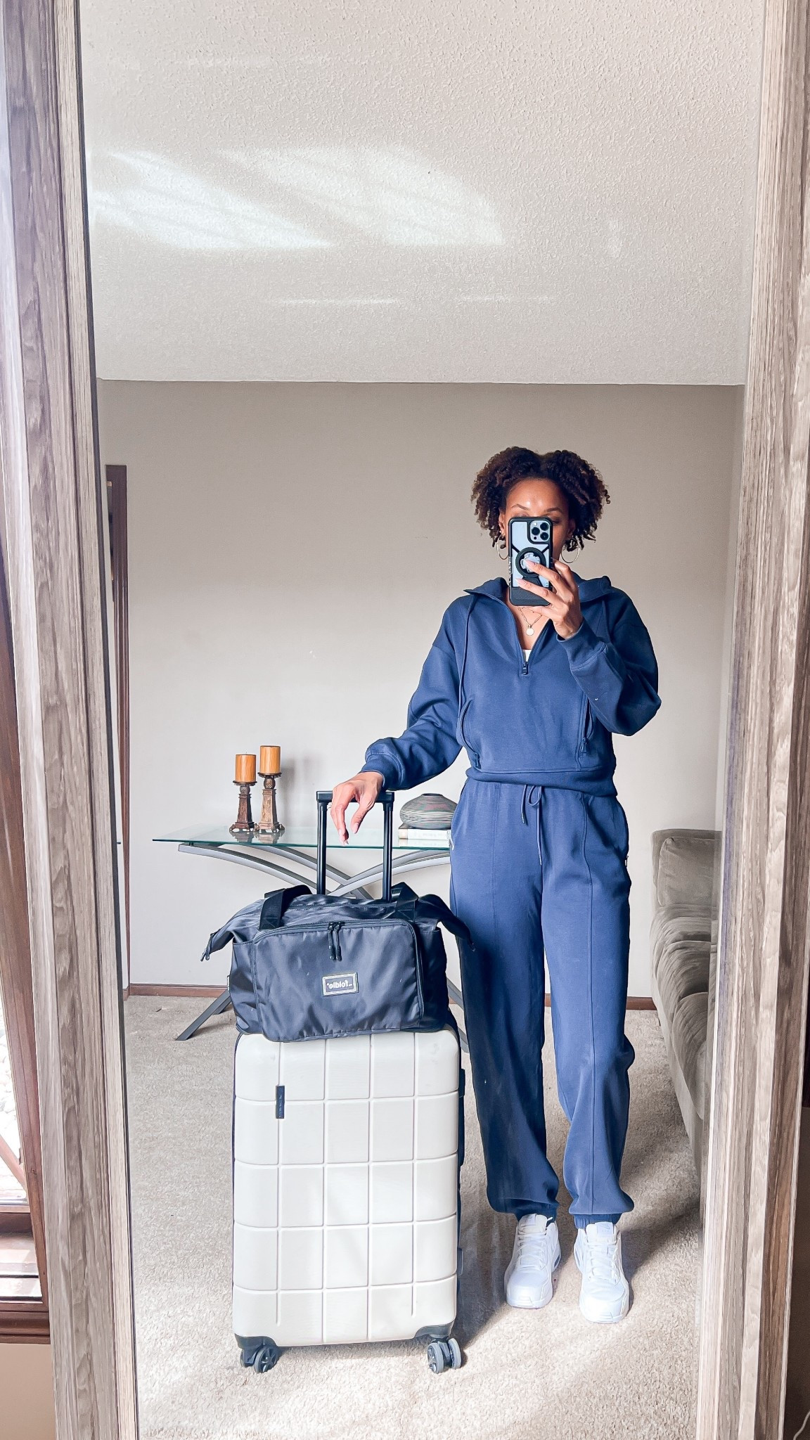 Hitting the road again in my favorite travel set. Tall girl and regular length options available .

#LTKTravel #LTKTall #LTKootd