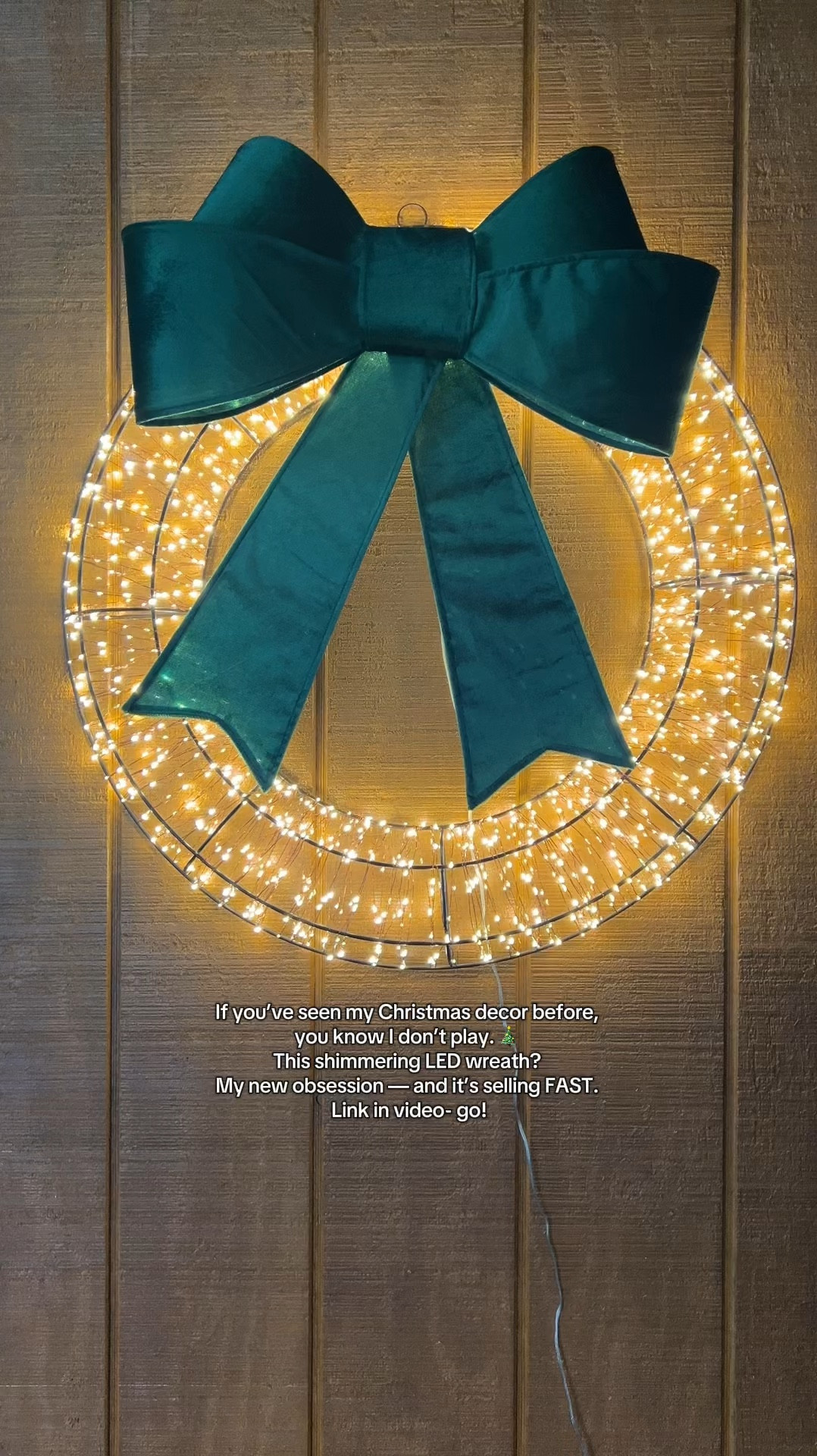 Christmas in AUGUST?! Yep. Because this LED shimmer wreath will be gone before the first snowflake falls. ❄️ Don’t say I didn’t warn you — shop the link now before it’s out of stock! 

#LTKSeasonal #LTKParties #LTKHome