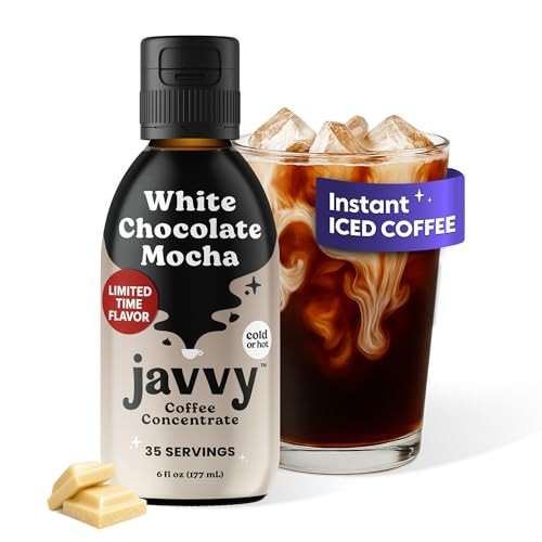 Coffee Concentrate - Limited Release Flavors - Cold Brew Coffee, Perfect for Hot or Iced Instant Coffees, Hot Drinks, Cold Brew Concentrate, 35 Servings - White Chocolate Mocha | Amazon (US)
