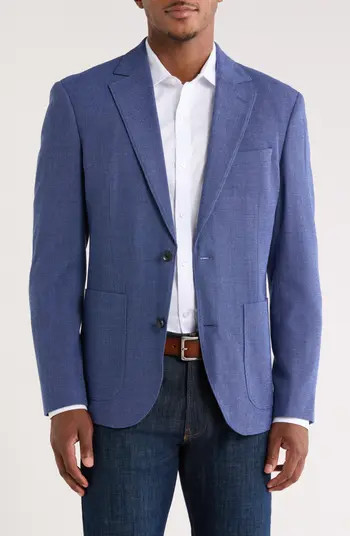 Textured Knit Wool Sport Coat | Nordstrom