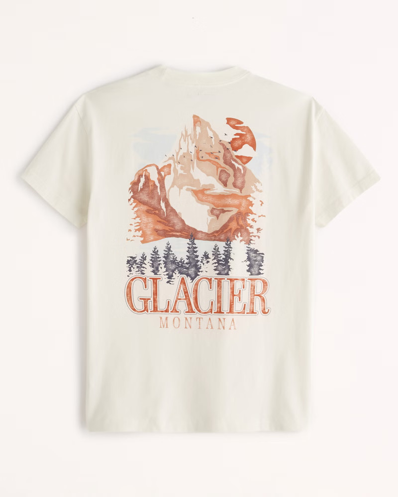 Men's Glacier Park Graphic Tee | Men's Tops | Abercrombie.com | Abercrombie & Fitch (US)