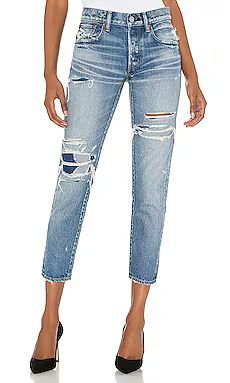 Moussy Vintage Louisville Tapered in Blue from Revolve.com | Revolve Clothing (Global)