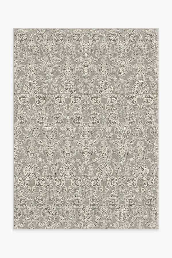 Mickey Damask Stone Rug | Ruggable