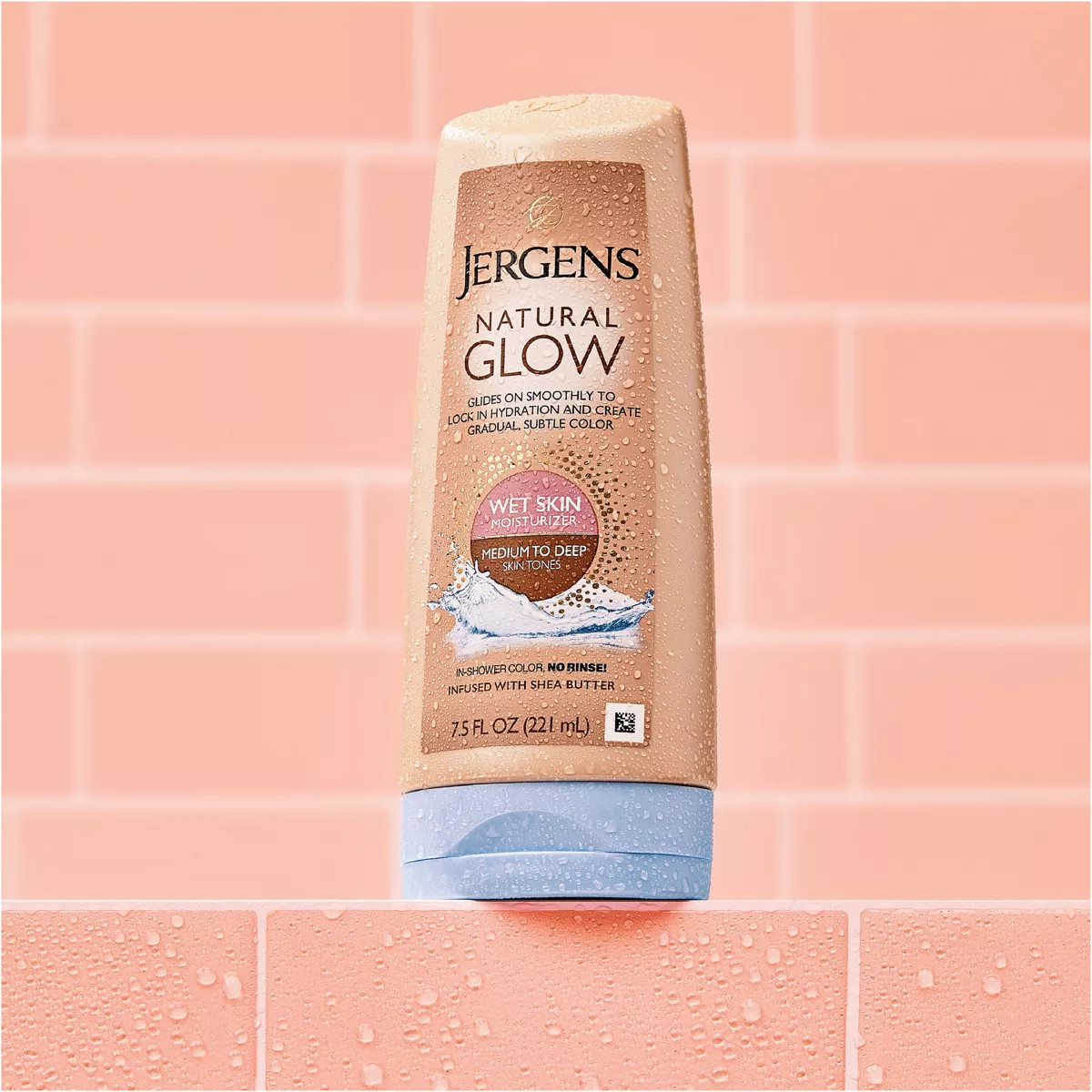 Jergens Natural Glow Wet Skin Moisturizer, In-Shower Self Tanner Body Lotion | Target