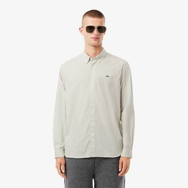Lacoste Men's Regular Fit Striped Button Down Shirt - 15¾ - 40 | Lacoste (US)