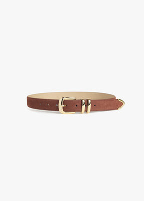 THE SUEDE JORDAN BELT | Favorite Daughter
