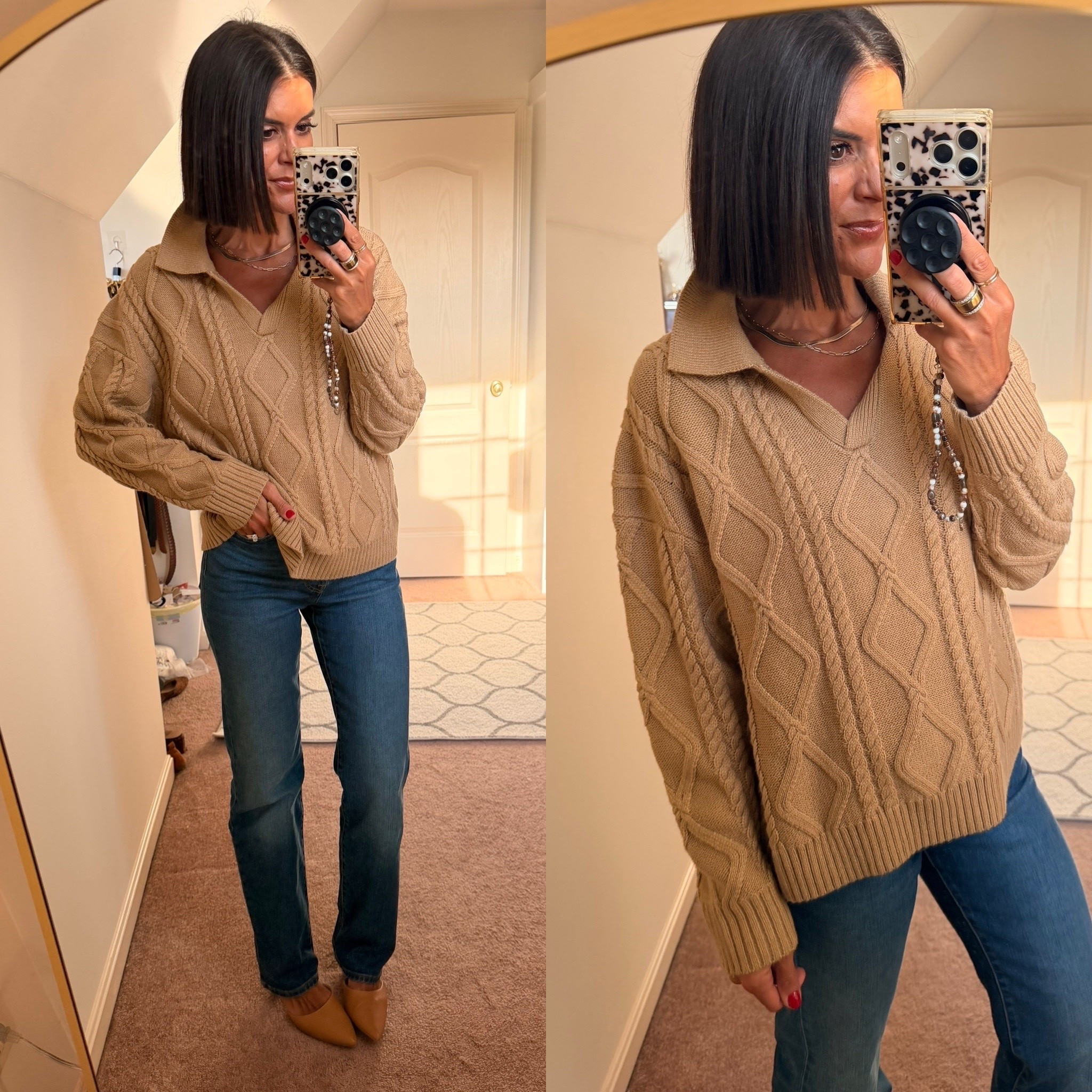 Size small in sweater jeans tts

#LTKootd #LTKdayinmylife #LTKmomlife