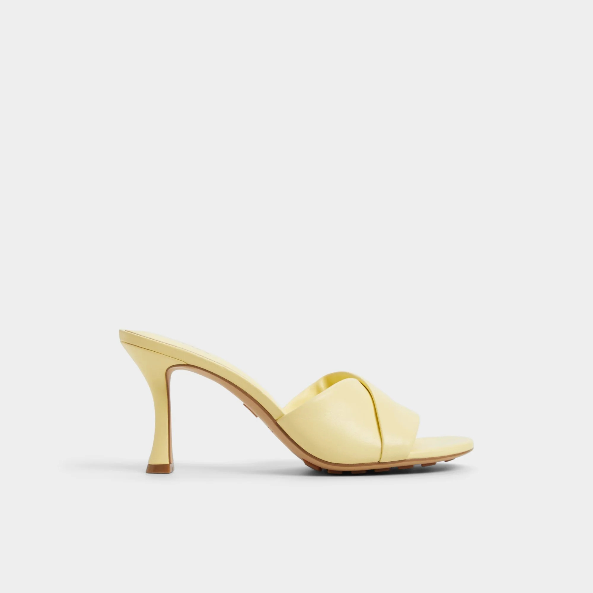 Lyhanna Light Yellow Women's Heeled mules | Aldo Shoes (US)