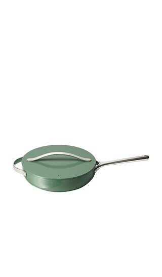 Caraway 4.5 Quart Non-stick Ceramic Saute Pan in Sage. | Revolve Clothing (Global)