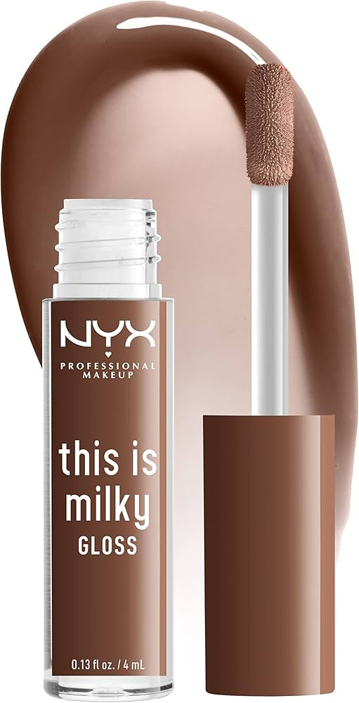 NYX PROFESSIONAL MAKEUP This Is Milky Gloss, Vegan Lip Gloss, 12 Hour Hydration - Milk The Coco (... | Amazon (US)