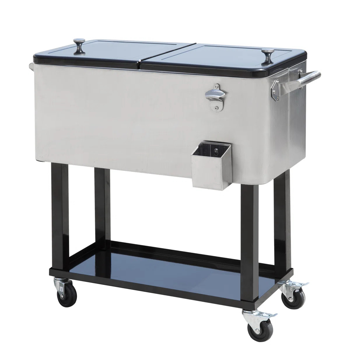 Outsunny 80 Quarts Ice Chest with wheels | Wayfair North America