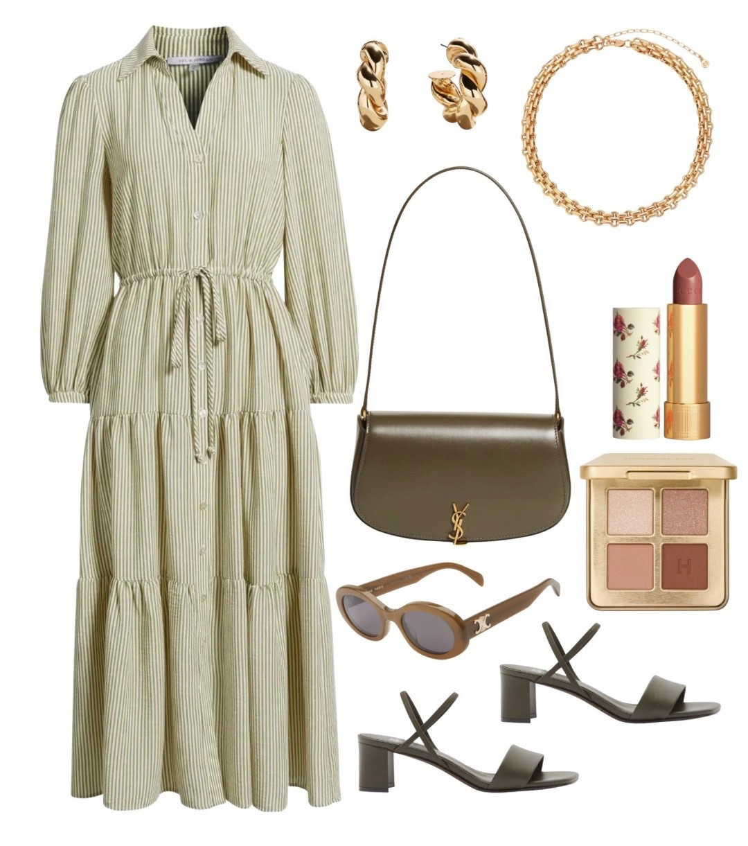 Easter dress
Easter outfit 
Dress
YSL bag
Sandals 

#LTKSeasonal