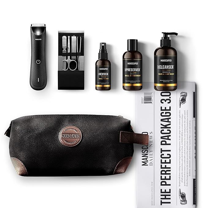 MANSCAPED Perfect Package 3.0 Kit Contains: The Lawn Mower 3.0 Electric Trimmer, Ball Deodorant, ... | Amazon (US)