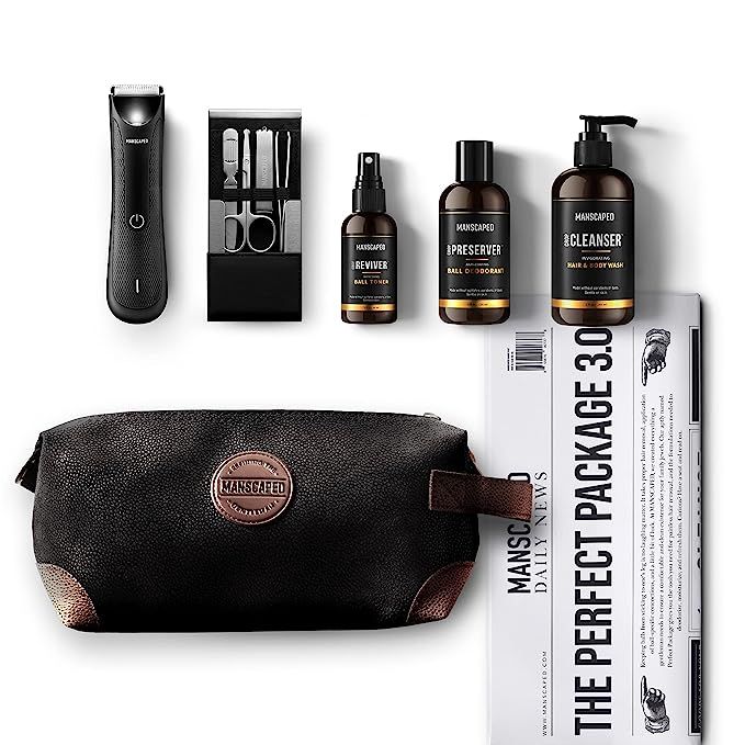 MANSCAPED Perfect Package 3.0 Kit Contains: The Lawn Mower 3.0 Electric Trimmer, Ball Deodorant, ... | Amazon (US)