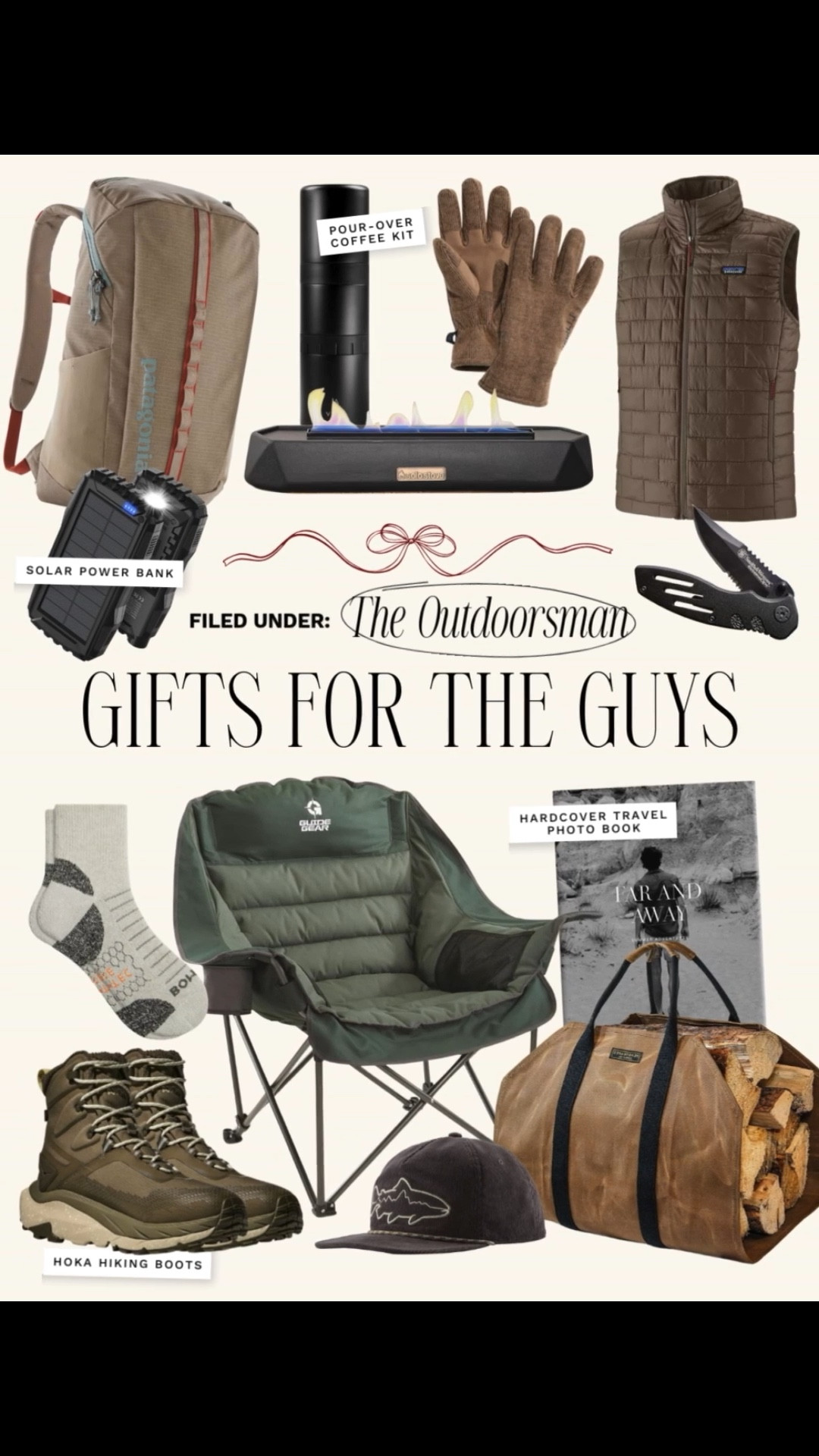 Holiday Gift Guide 🎁 holiday gift guide 2025, gifts for outdoorsmen, gifts for adventurers, camping gear, hiking essentials, travel gifts for men, fishing gifts, hunting gear, outdoor lover gifts, amazon outdoor finds, outdoor gifts for him, practical gear, travel must haves, gifts under $100



#LTKGiftGuide #LTKMens #LTKHoliday