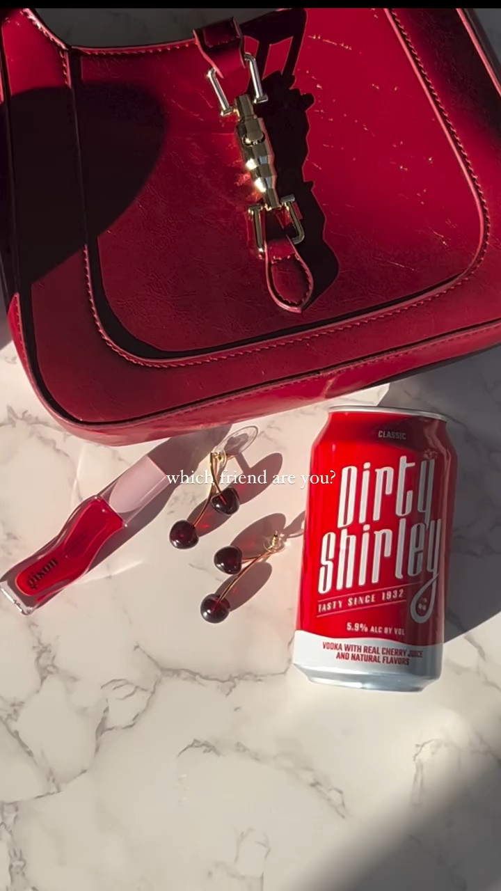 Which best friend are you? 🍒☕️

we used @dirtyshirleycocktails 
& the @drinknightowl tequila espresso martini 🤎