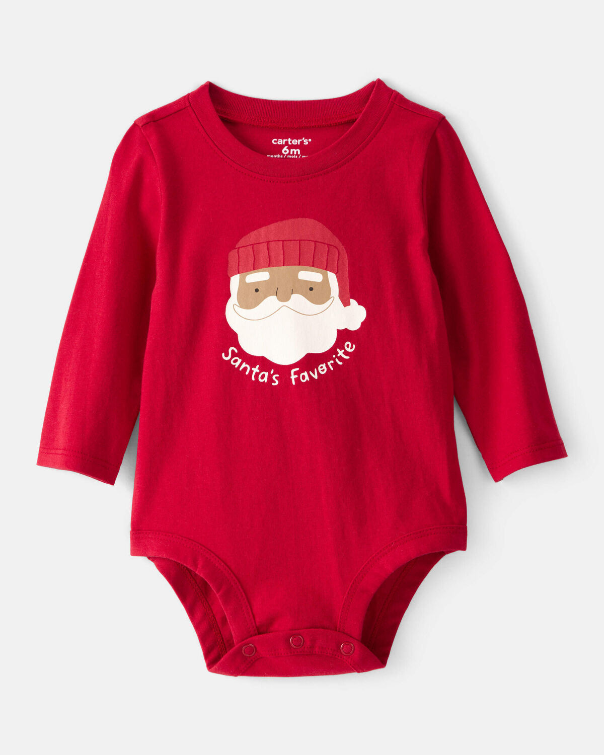 Baby Santa's Favorite Cotton Graphic Bodysuit - Red - Carter's | Carter's | Carter's Inc