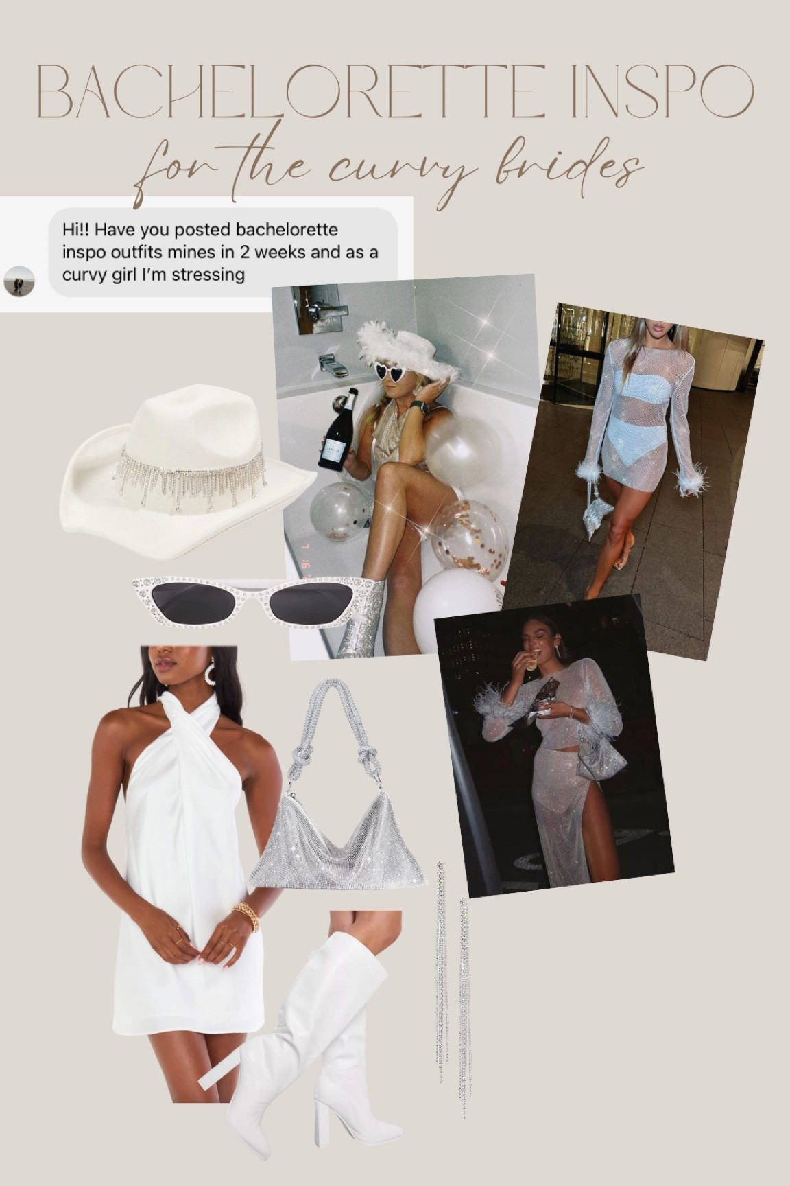 Got a question about a disco themed bachelorette party and got inspired! Found so many great pieces to achieve this look — all with my curvy brides in mind! 🤍

Wedding | bachelorette dress | spring dress

#LTKstyletip #LTKSeasonal #LTKwedding