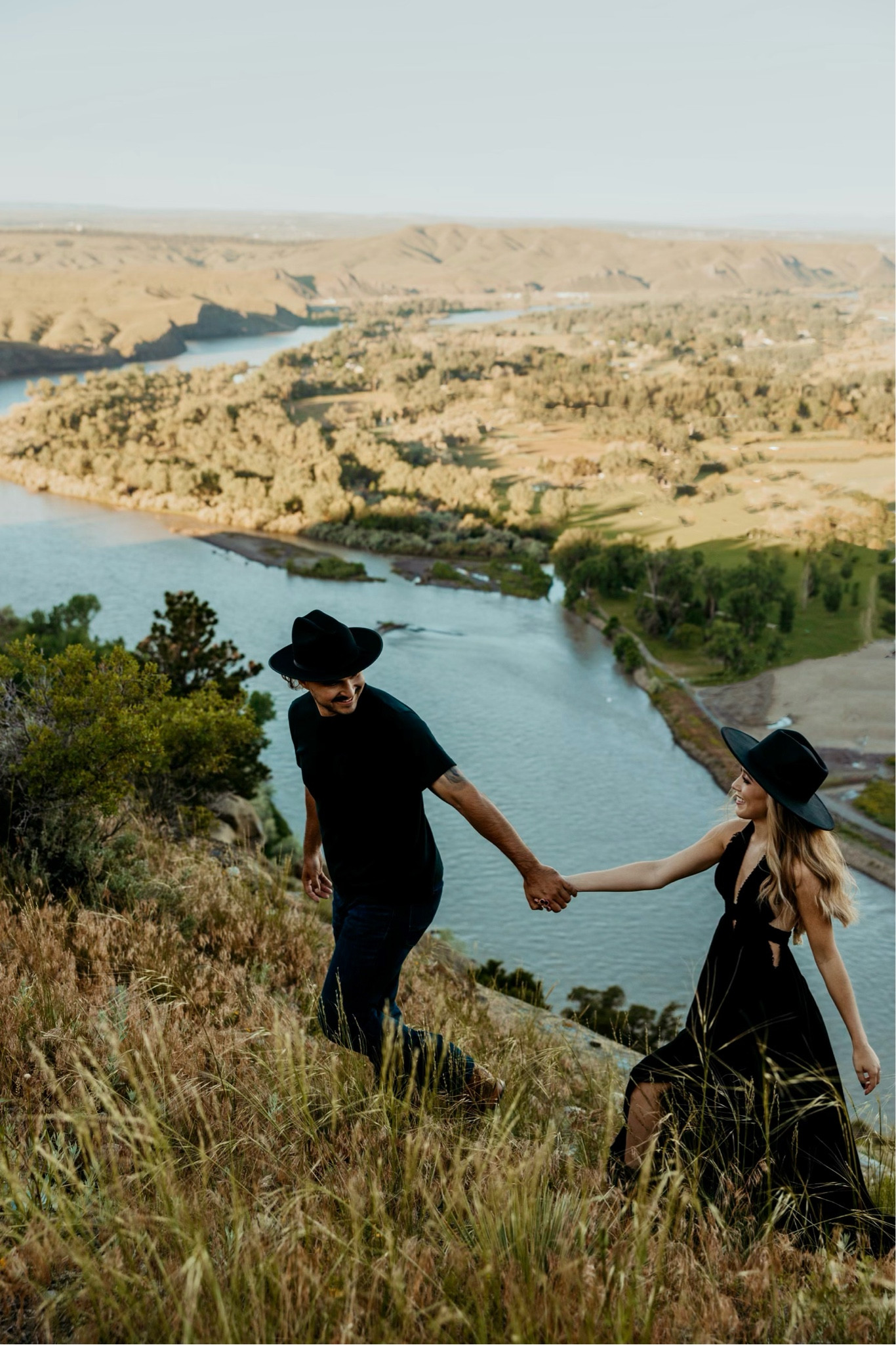 Engagement session photo shoot freepeople black dress boho style vintage heels 

#LTKwedding #LTKshoecrush #LTKstyletip