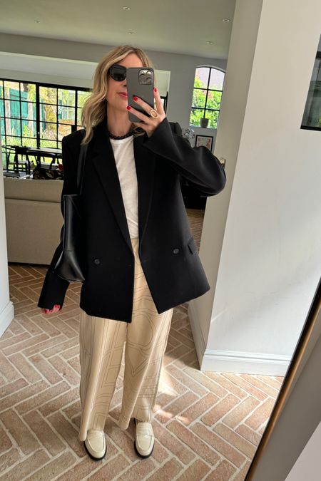 Silk Trousers + Blazer + white loafers | spring style | spring outfits | Toteme trousers 

#LTKeurope #LTKstyletip #LTKaustralia