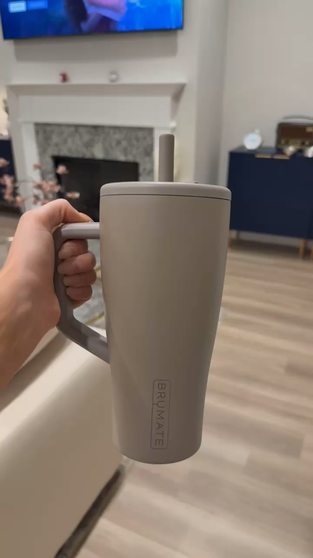 My new Brumate Tumblr I’m carrying right now! Completely leak proof & for some reason it just feels really good in my hand🤭 comes in tons of colors as well as the option to purchase the 30oz or 40oz. I got the 30oz! Also has material on the bottom that allows you to set it down without making so much noise (my Stanley’s are so loud). Stays just as cold as your Stanley for over 24 hours!

#LTKFindsUnder50 #LTKActive #LTKTravel