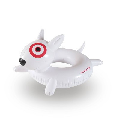 MINNIDIP Target Bullseye Ring Float: PVC Pool Inflatable for Ages 6+ | Target