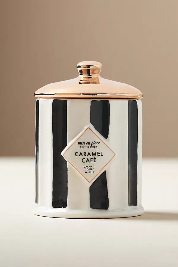 mise en place Gourmand Caramel Café Ceramic Candle | Anthropologie (US)
