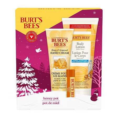 Burts Bees Honey Pot Gift Set ($21.97 Value), One Size | JCPenney