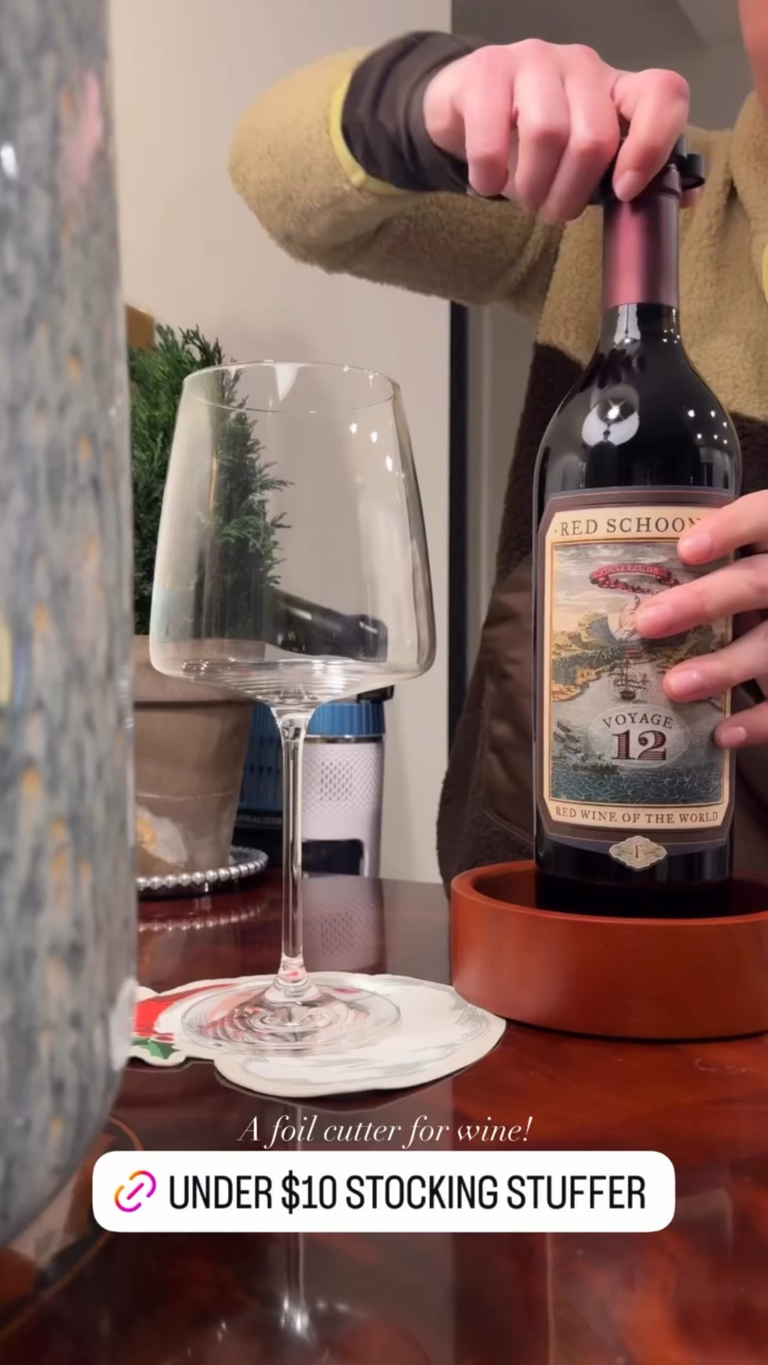 A foil cutter for wine!