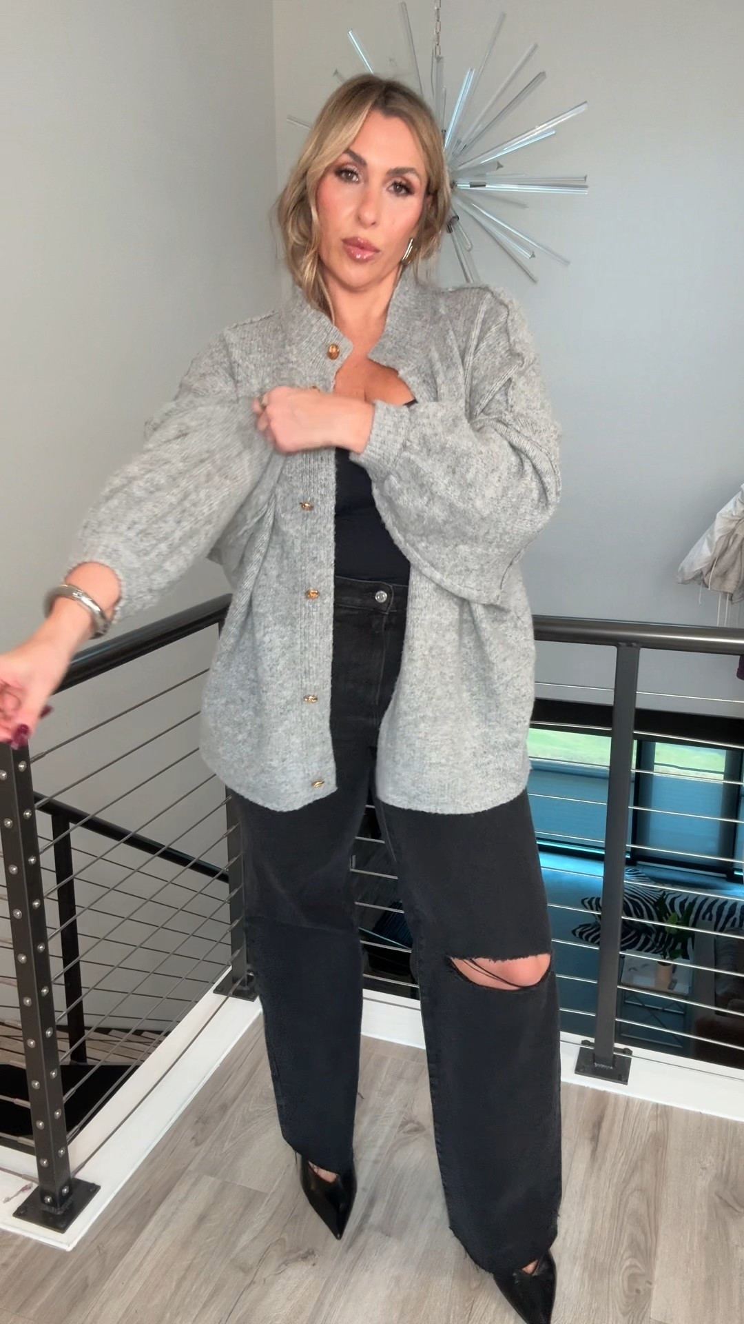 What’s wear if of you gained weight use a black base and add a 3rd pieces.

Black jeans from Express(Incredible fit) jeans size 12L (have some stretch but also compression to hold you in) size up if you prefer more of a loose fit. Jeans come with a little belt (removable) 

Compression tank size L

grey sweater L
bomber XL
Abercrombie faux leather bomber in the brown  XL (brown is sold out linked the black and burgundy) also linked another good one from Target I size up to a X. 

Express tank in their body contour line. Very snatching. I am always a size L. (they run generous) I also linked the long sleeve options 



#LTKStyleTip #LTKMidsize

#LTKMidsize #LTKFindsUnder100 #LTKStyleTip