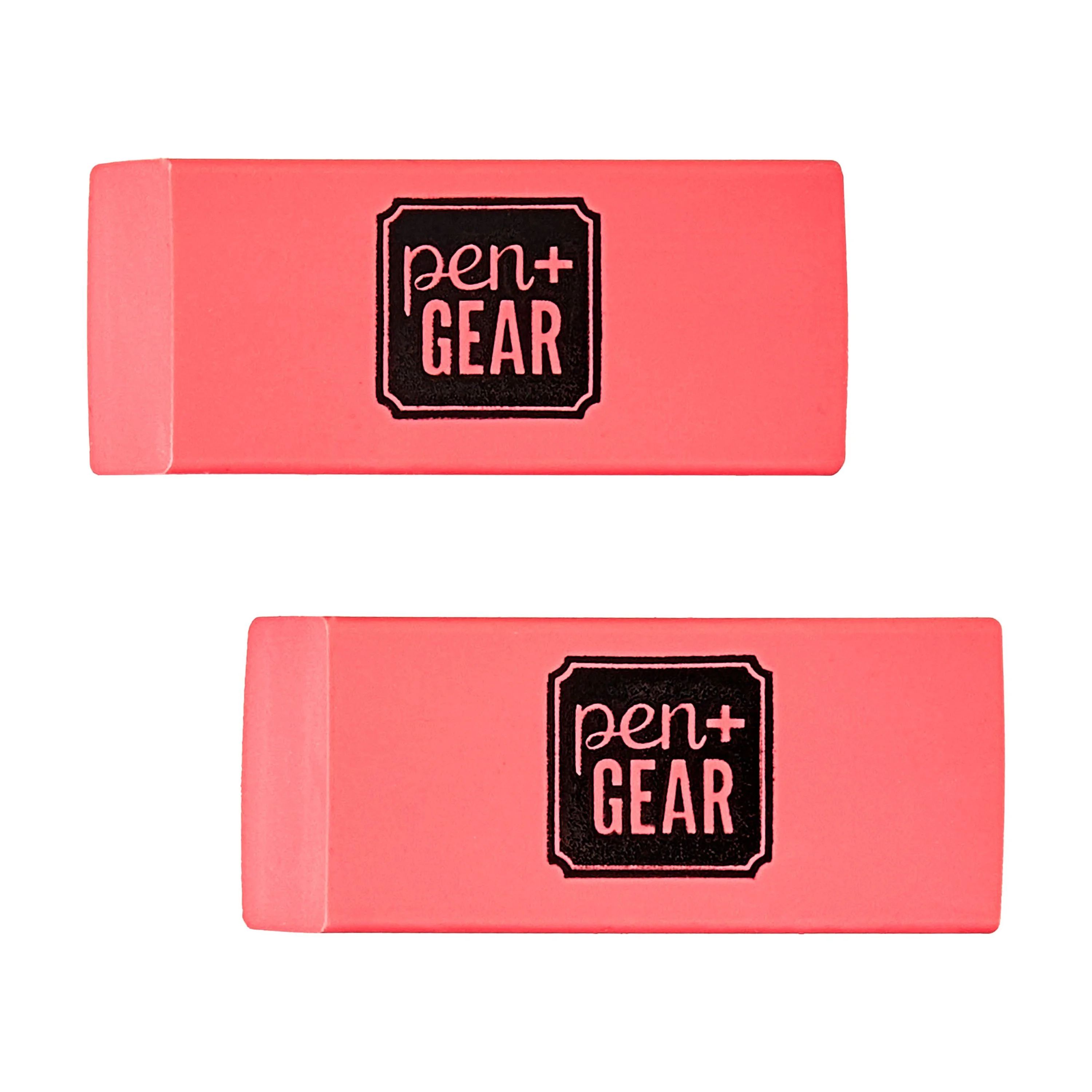 Pen+Gear Pink Block Erasers, 2 Count | Walmart (US)