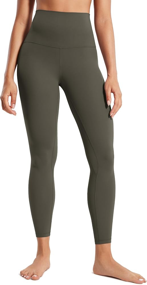 CRZ YOGA Butterluxe Super High Waist Leggings 25"- Buttery Soft Womens Yoga Pants Workout Over Be... | Amazon (US)