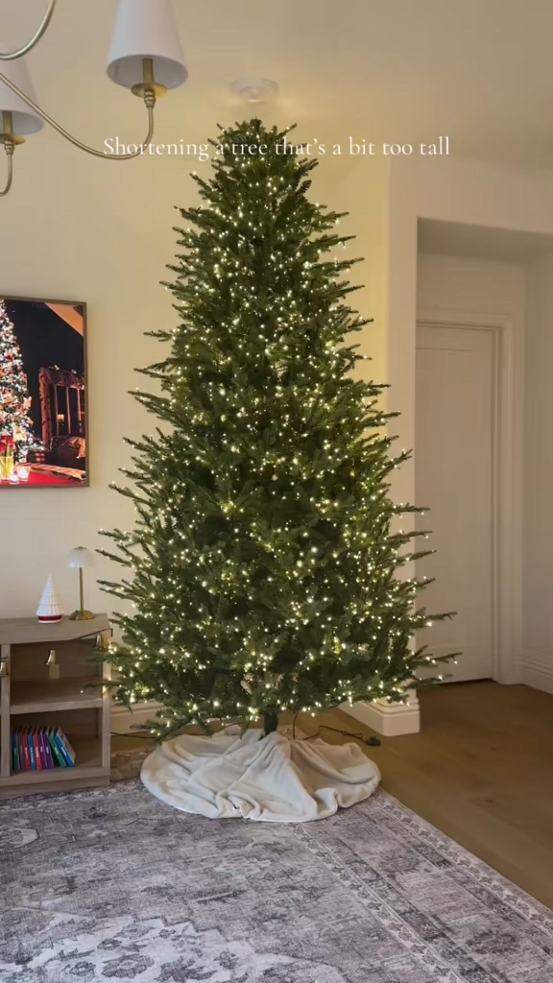 Christmas tree shortening tool! 9 ft tree and 9ft ceilings 

#LTKSeasonal #LTKGiftGuide #LTKHoliday
