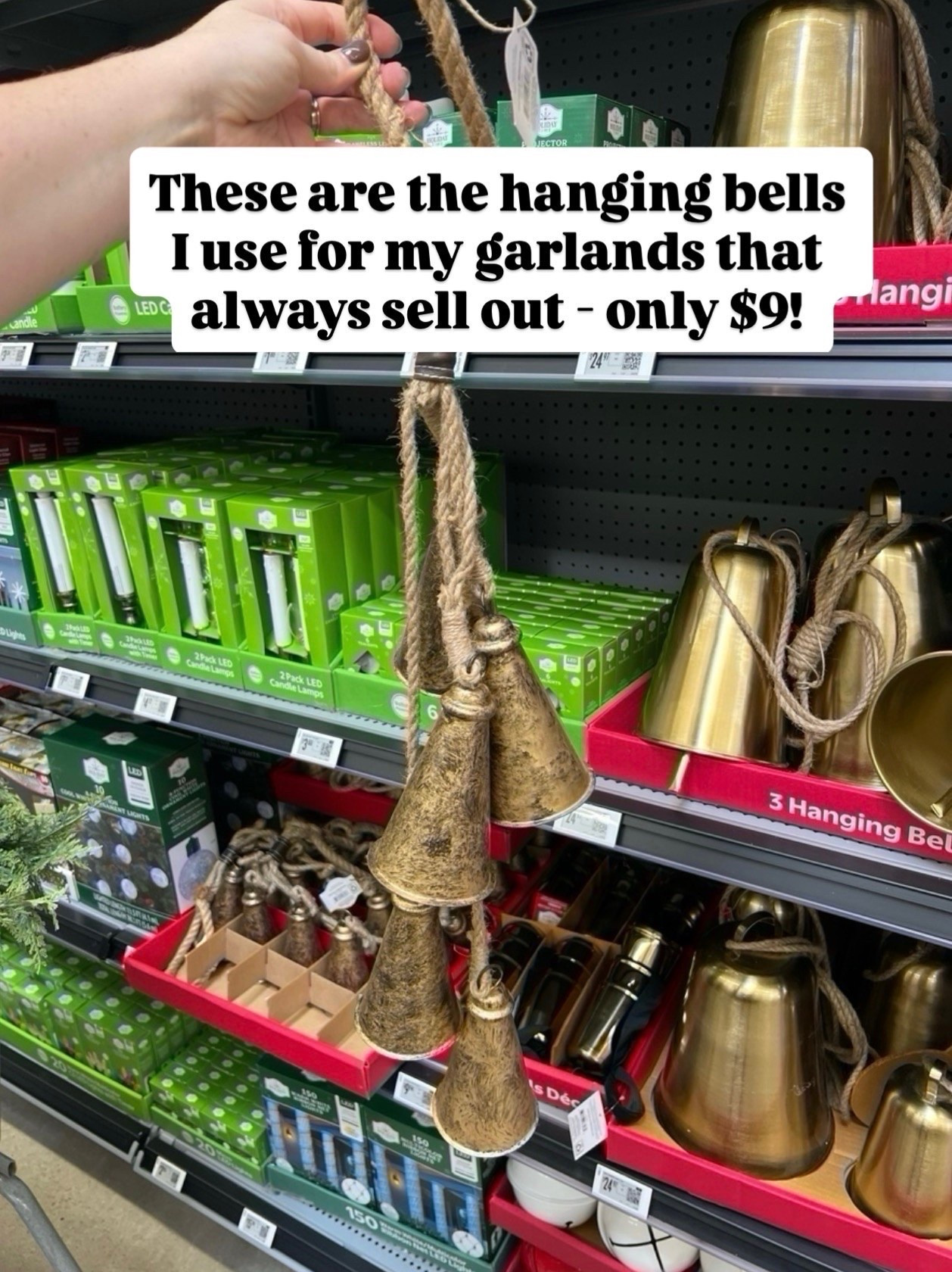 These hanging bells always sell out!! Such a good deal and makes the perfect decor piece!

#LTKSaleAlert #LTKSeasonal #LTKHome