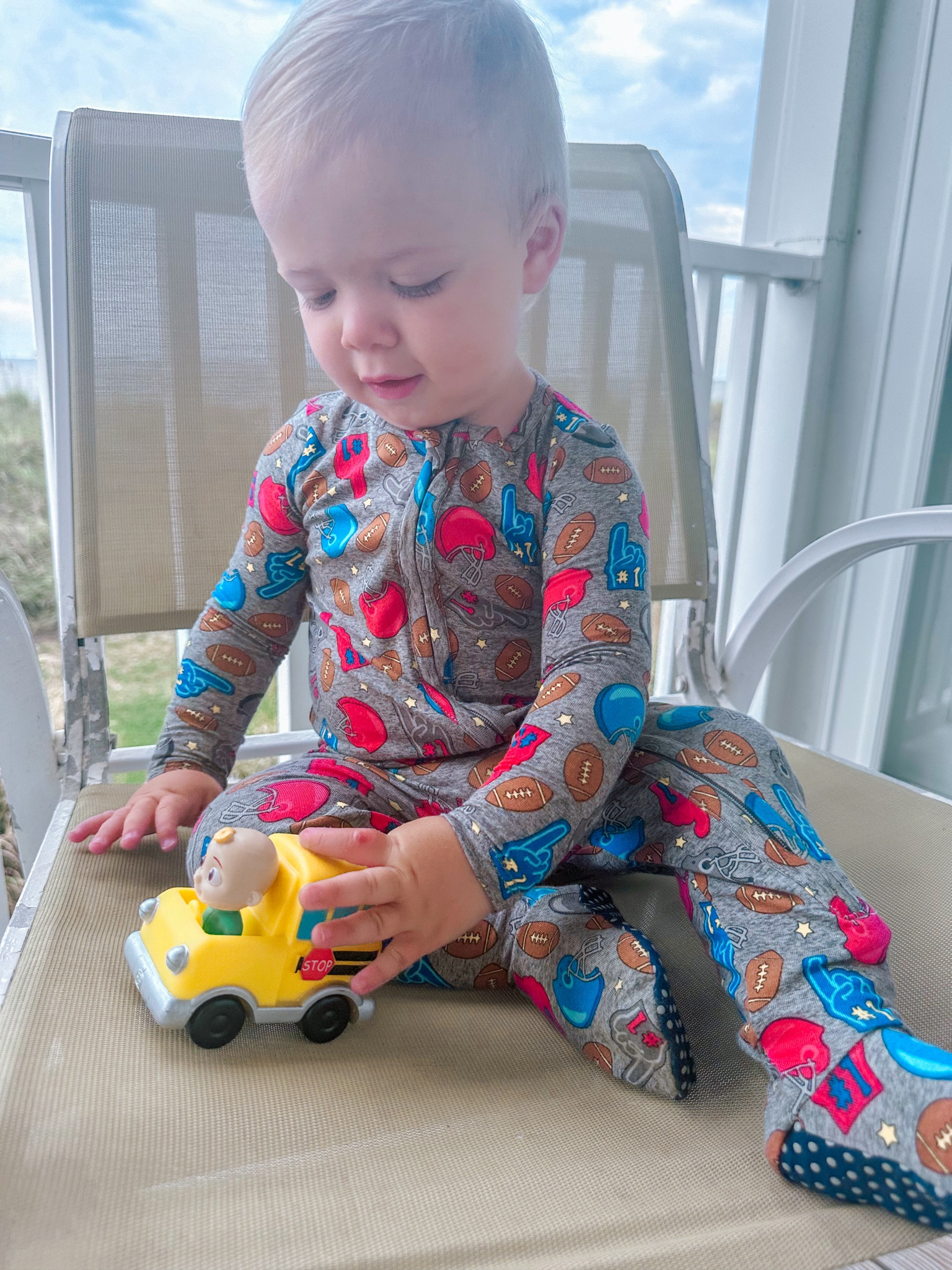 RuffleButts/Ruggedbutts game day baby boy bamboo pajamas 🏈

#LTKKids #LTKBaby #LTKBump