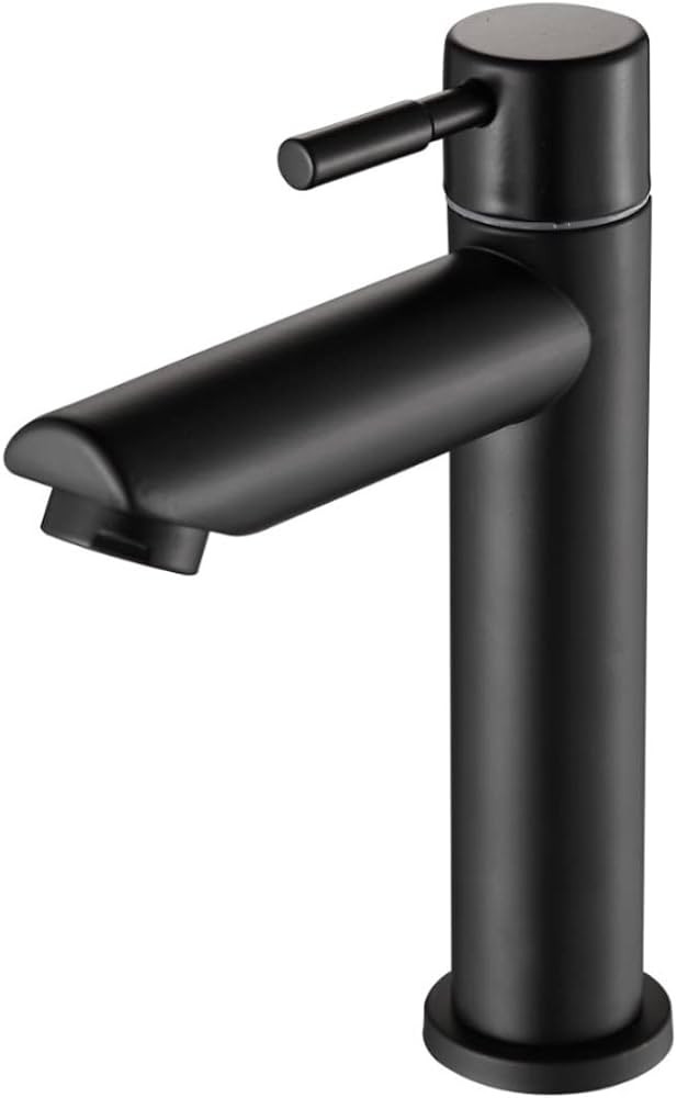 Torneira Banheiro Premium Luxo Fria Inox Preta Bancada Pia Banheiro Alto Padrão | Amazon (BR)