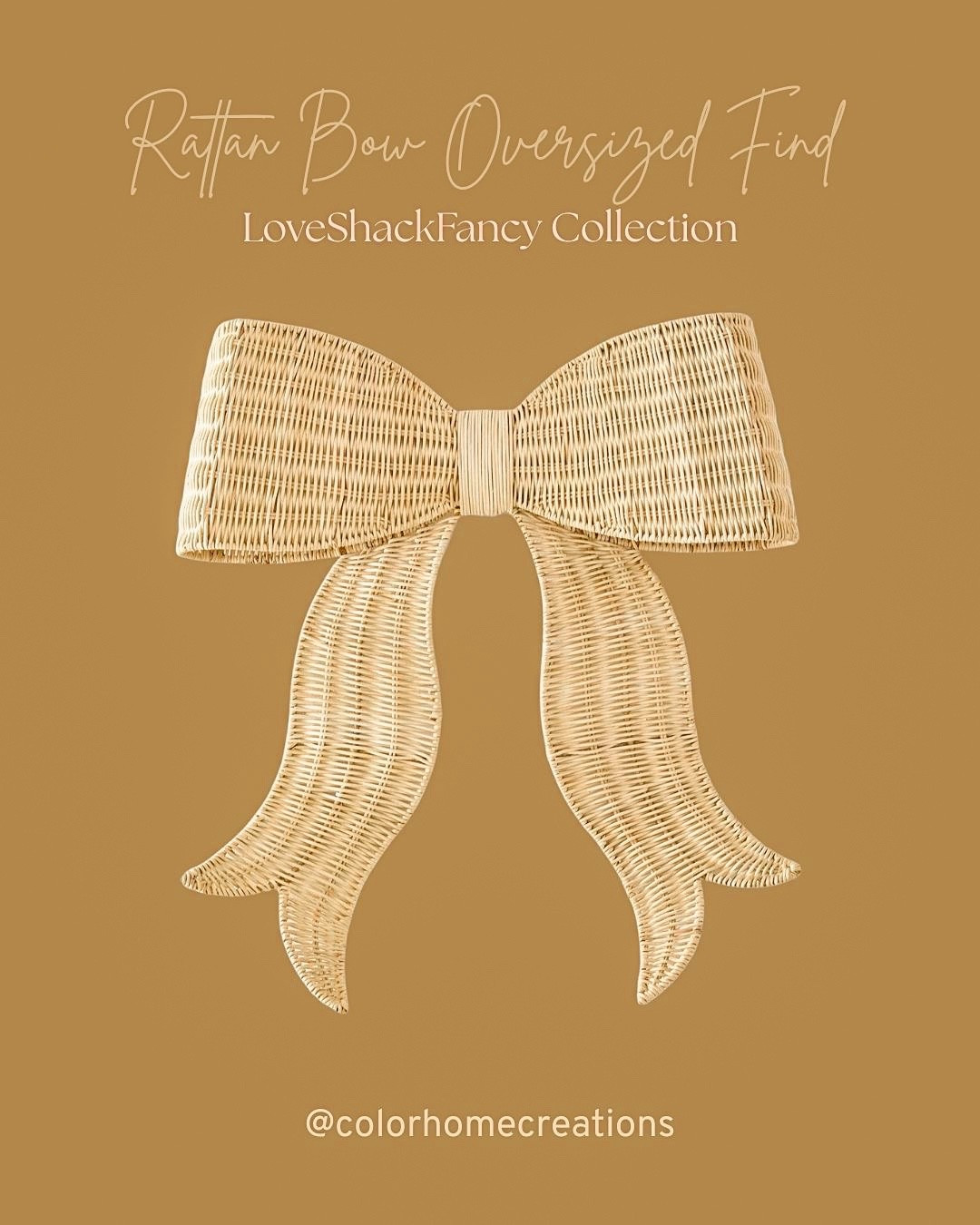 LoveShackFancy Rattan Bow Oversized – chic must-have decor find

#LTKParties #LTKSeasonal #LTKHome