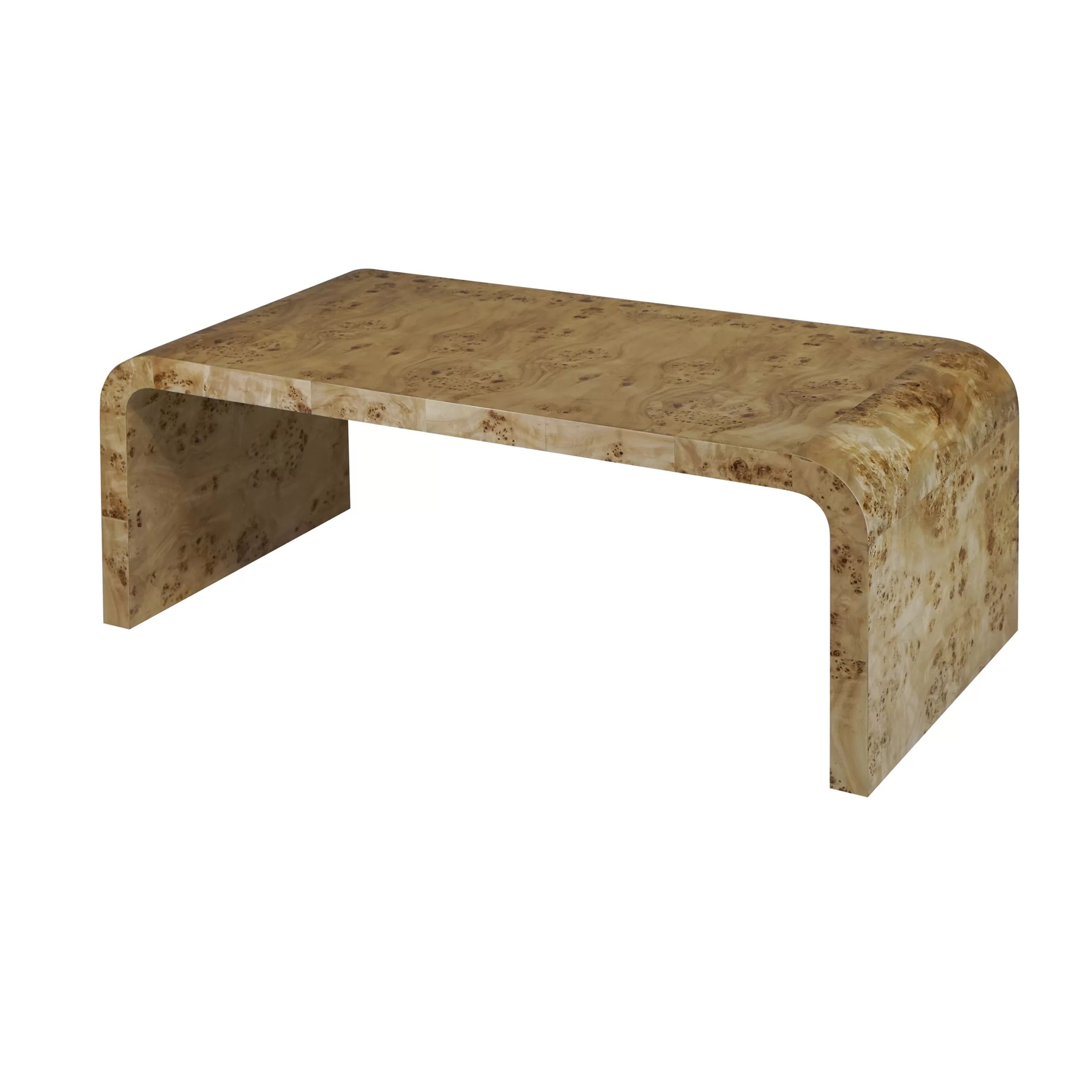 Newbury Solid Wood Sled Coffee Table | Wayfair Professional