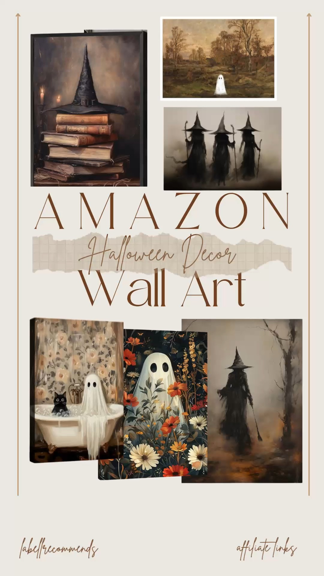 Spooky season ready 🎃🖤 These unframed Halloween prints featuring witches, ghosts, and cozy fall vibes are the perfect wall decor for October and they’re all from Amazon! Add a festive touch to your Halloween decorating. Your walls will thank you. 🍂👻✨

#HalloweenHomeDecor
#SpookyDecorIdeas
#FallWallArt
#AmazonHomeFinds
#WitchyDecor

Halloween wall art, unframed Halloween prints, Amazon Halloween decor, witch wall art, ghost Halloween decorations, spooky wall prints, Halloween printable art, fall home decor Amazon, October wall decor, Halloween aesthetic wall art#LTKFindsUnder50

#LTKSeasonal #LTKHome