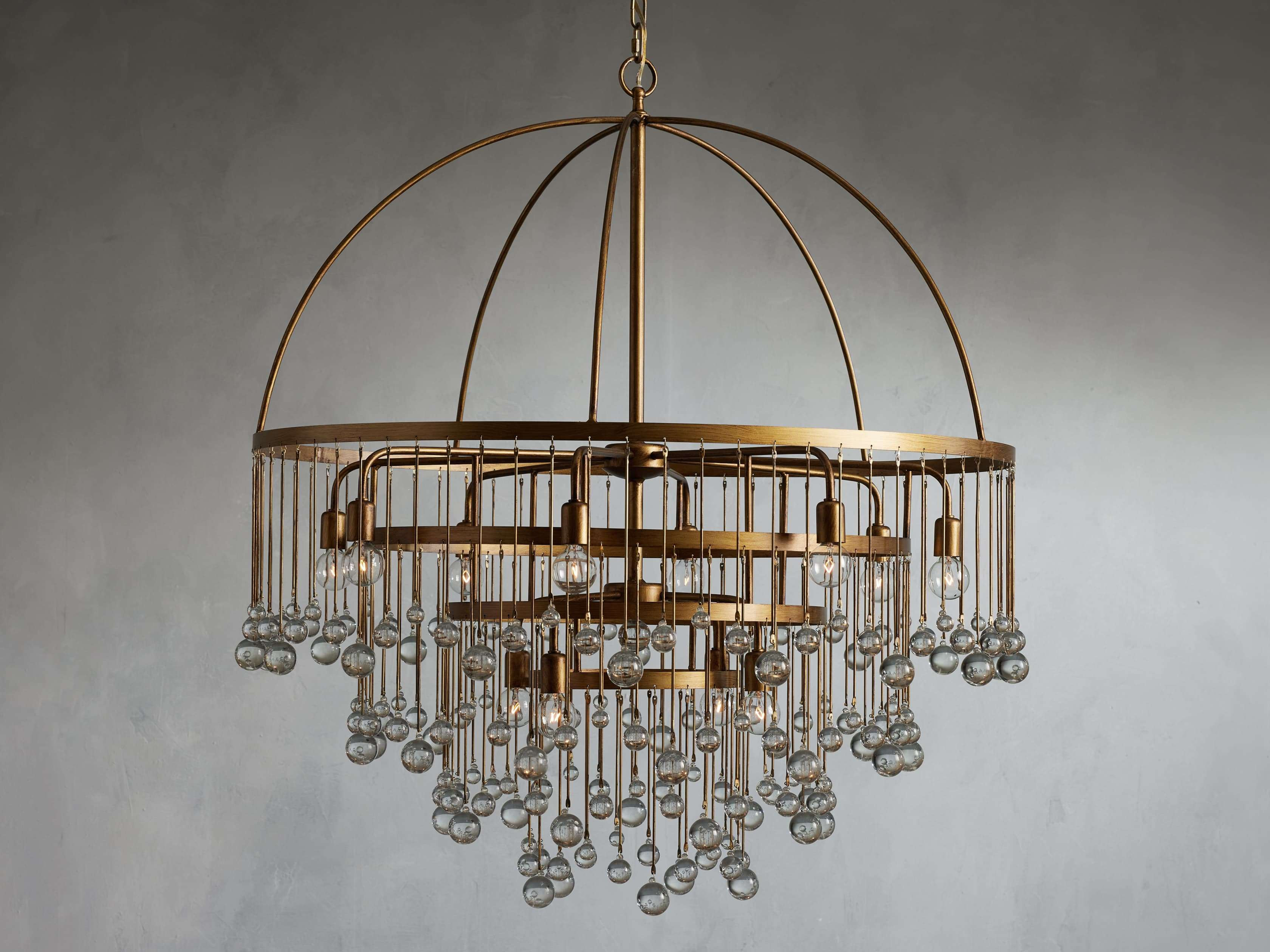 Aubrey Round Chandelier | Arhaus