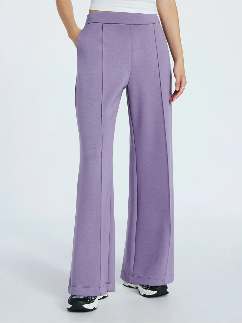 Scoop Women's and Women's Plus New Scubaknit Seamed Sweatpants, Regular and Short Lengths, Sizes ... | Walmart (US)