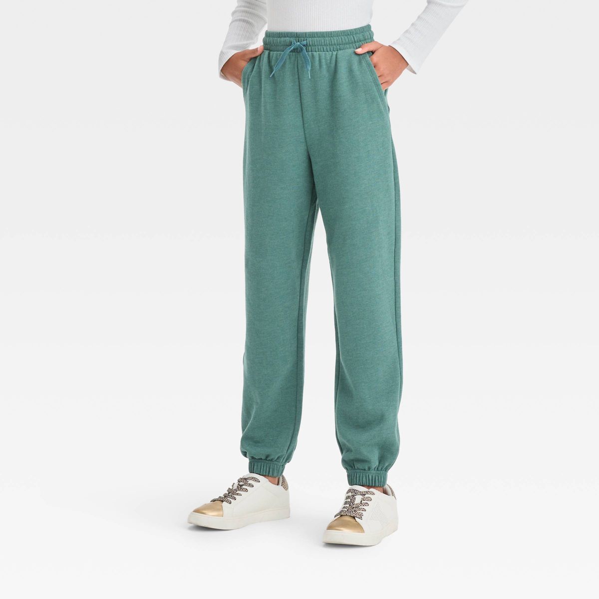 Girls' Fleece Jogger Pants - art class™ | Target