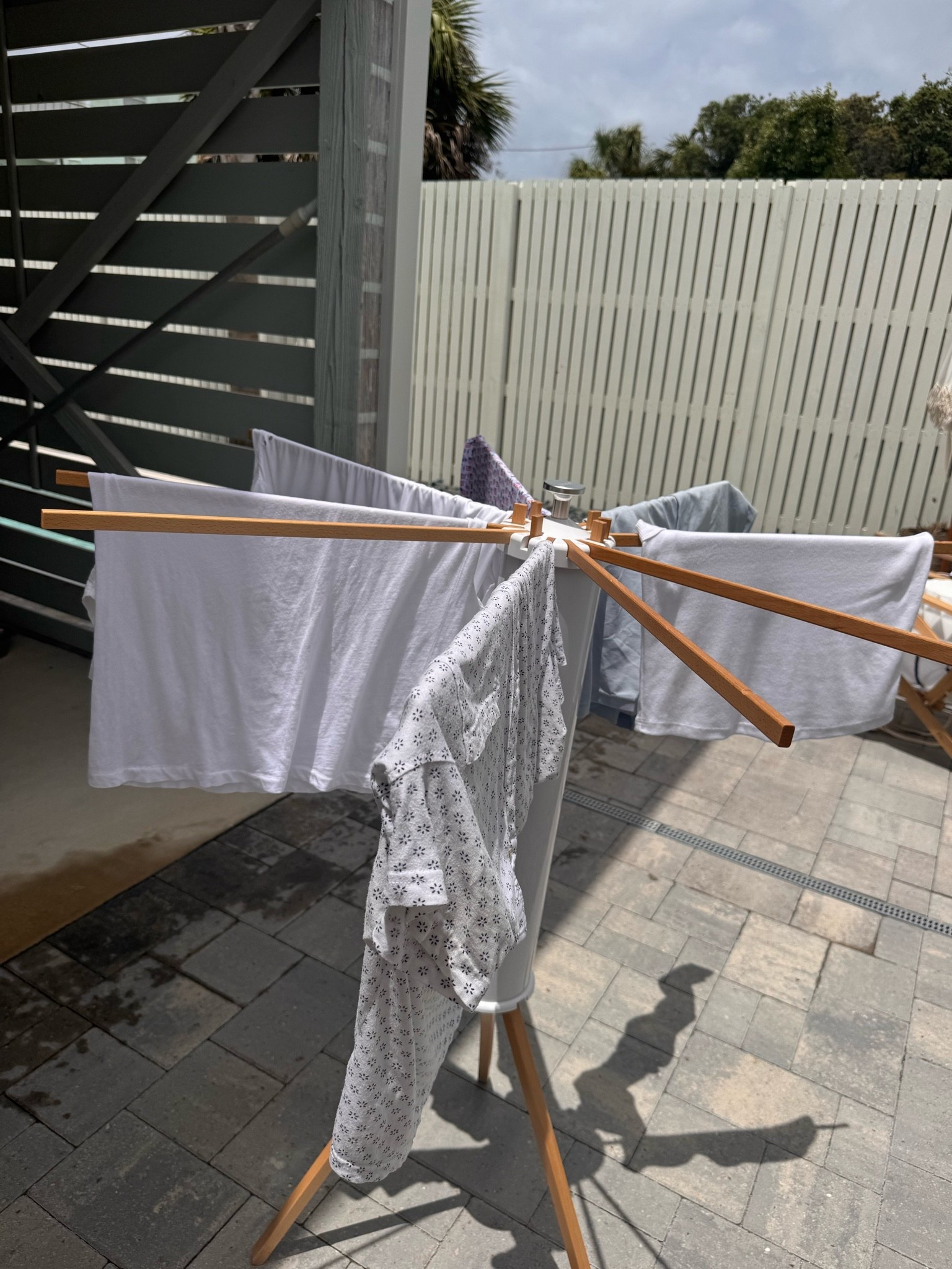 Loooove this drying rack! Perfect for clothing but we also use it out by the pool for beach towels and swimming suits! The arms fold in and out so it’s easy to dry a bunch of items at once!

#LTKHome #LTKSwim #LTKootd