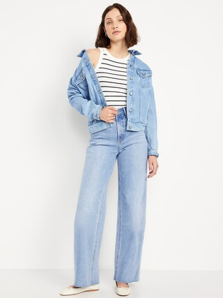 Extra High-Waisted Wide-Leg Jeans | Old Navy (CA)