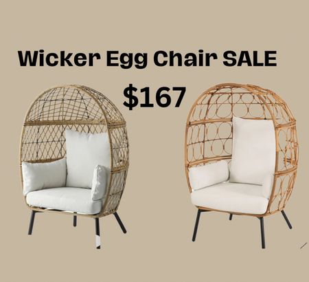 Wicker Egg Chair Sale

Walmart. Wicker egg chair. Outdoor patio furniture. Walmart finds. 

#LTKsalealert #LTKhome #LTKSeasonal