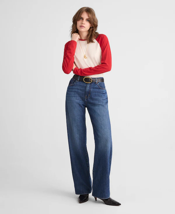 The Perfect Vintage Wide-Leg Jean in SoftDrape | Madewell